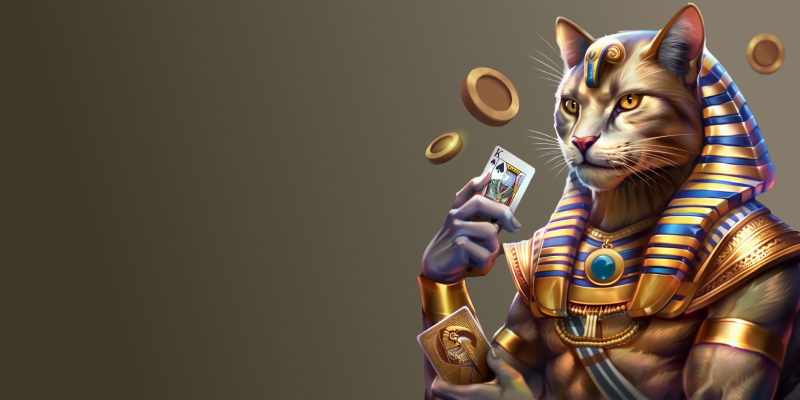 Tarjetas gato faraón