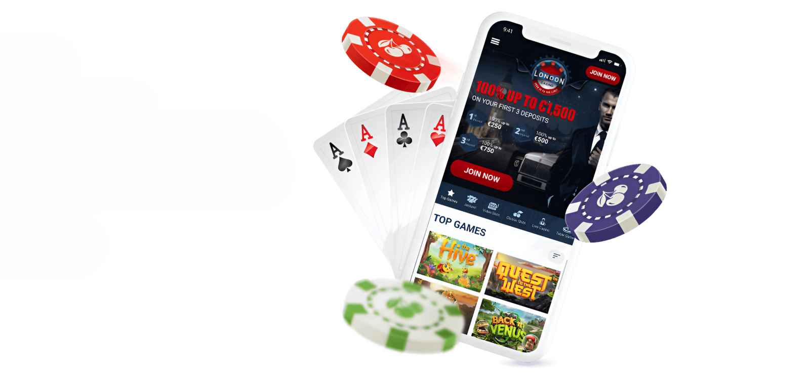 Mobile casino app