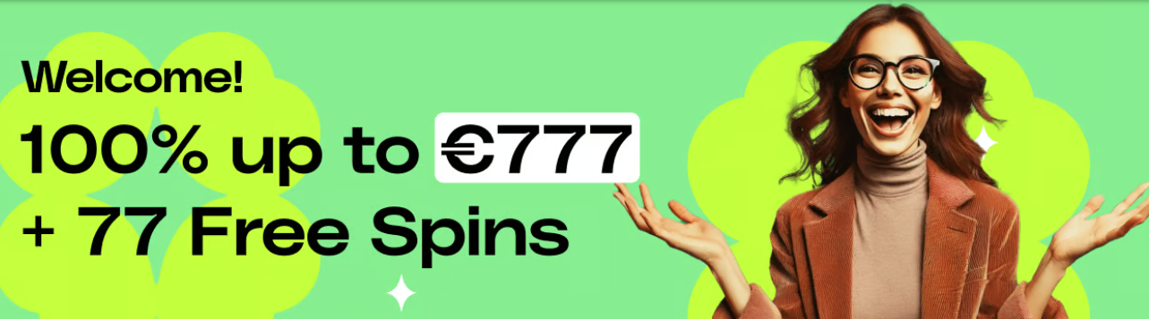 €777 bonus & spins