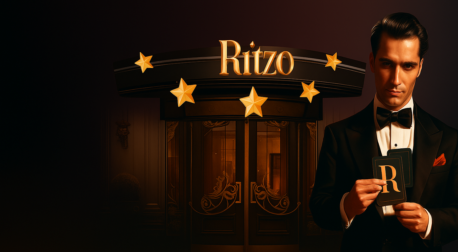 Elegant casino entry